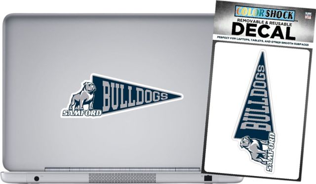 Samford University Bulldogs 42 Sq In. Removable Decal