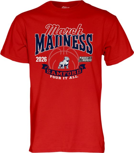 Samford University Women's Basketball 2026 March Madness Bound Short Sleeve T-Shirt