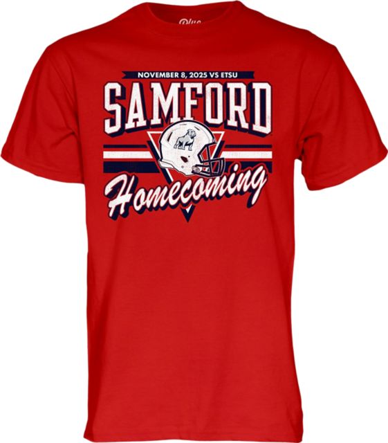 Samford University Football 2025 Homecoming Short Sleeve T-Shirt