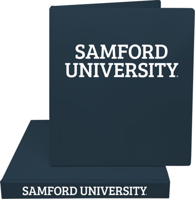 Samford University 1'' Vinyl Binder