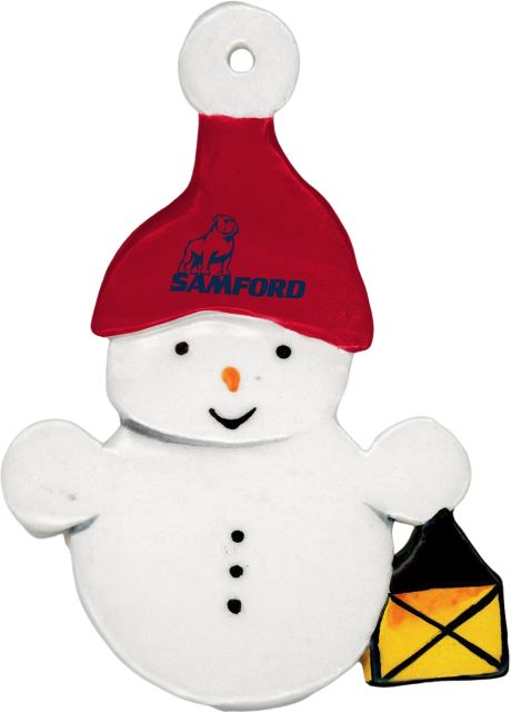 Samford University Snowman Ornament