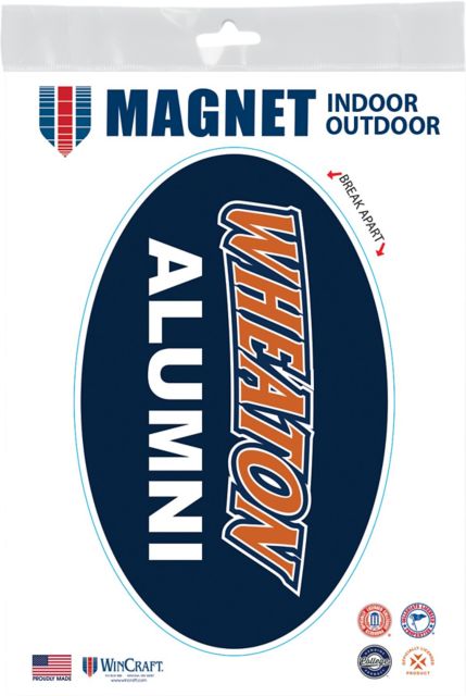 Wheaton College Alumni 3.5 x 5.5 Oval Magnet