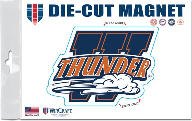 Wheaton College Thunder 3 x 5 Magnet
