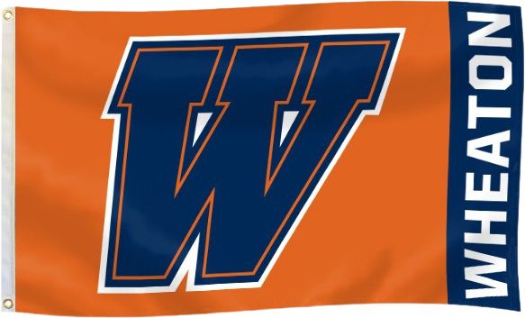 Wheaton College 3' x 5' Durawave Flag