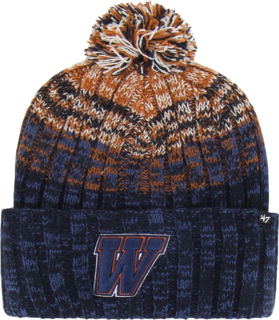 Wheaton College Cuff Pom Beanie