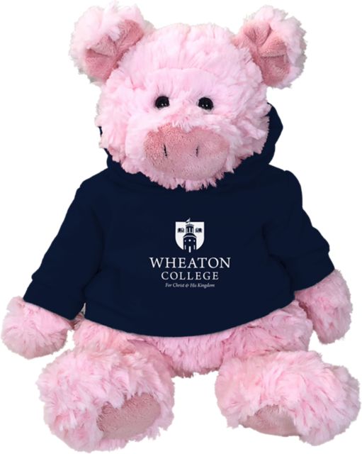 Wheaton College Thunder Plush Animal With Hoodie