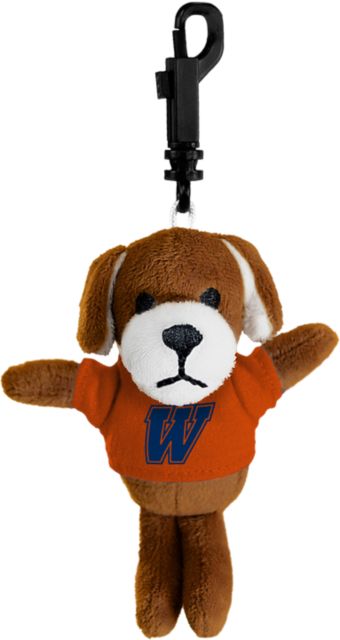 Wheaton College Thunder Plush Keychain with Tee