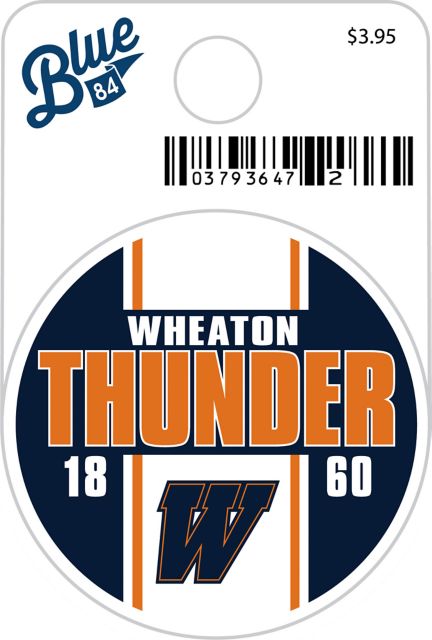 Wheaton College Thunder Mini Sticker