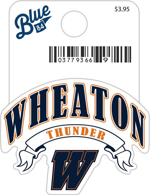 Wheaton College Thunder Mini Sticker