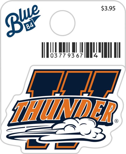 Wheaton College Thunder Mini Sticker