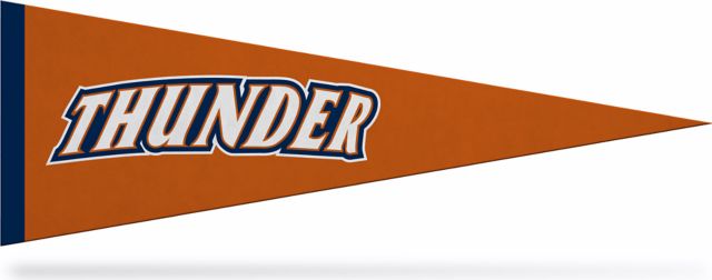 Wheaton College Thunder 5" x 15" Pennant