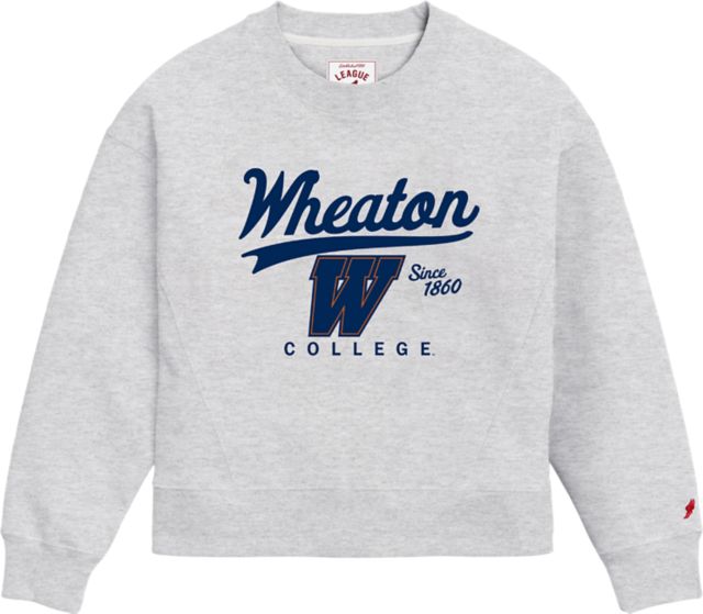 Wheaton College Thunder Women's Boxy Crewneck Sweatshirt