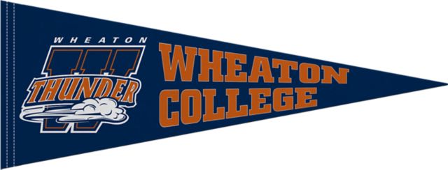 Wheaton College 9"X24" Full Color Pennant