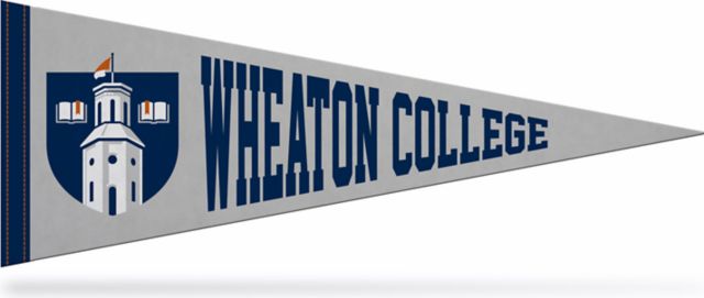 Wheaton College 9" x 24" Pennant