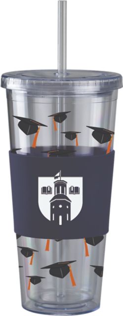 Wheaton College Acrylic Tumbler with Straw