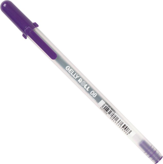 GELLYROLL PEN MED PURPLE