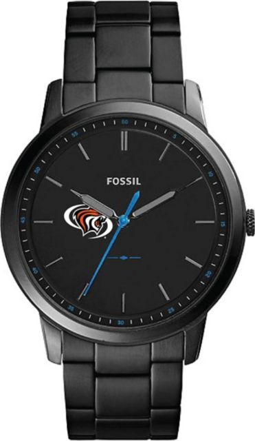 Fossil The Minimalist Slim Three-Hand Black Stainless Steel Watch - ONLINE ONLY