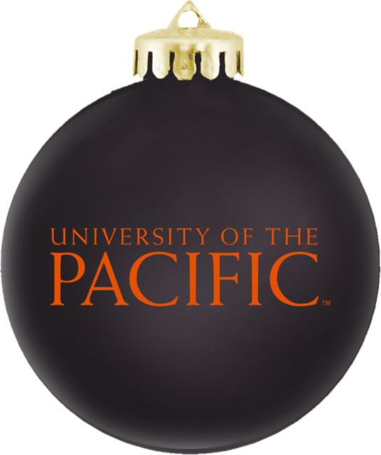 University of the Pacific Round Shatterproof Ornament