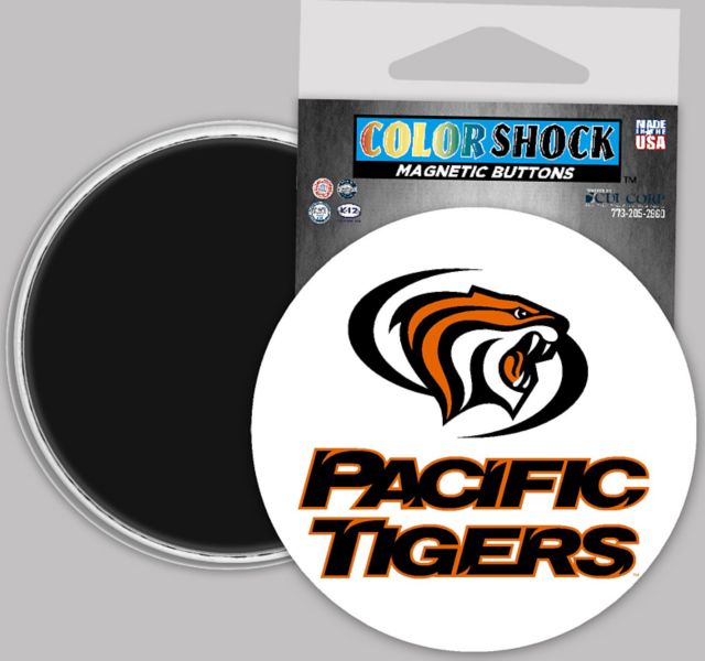 University of the Pacific Tigers 3" Button Magnet
