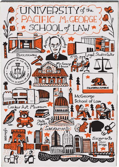 University of the Pacific Julia Gash Jumbo Magnet