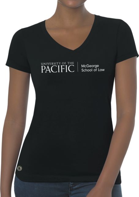 University of the Pacific McGeorge School of Law Women's V-Neck Short Sleeve T-Shirt