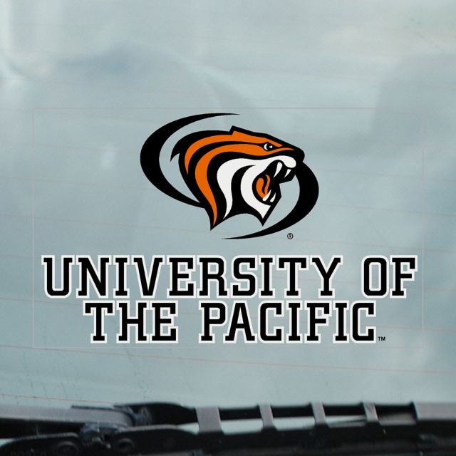 University of the Pacific Tigers Cling Decal