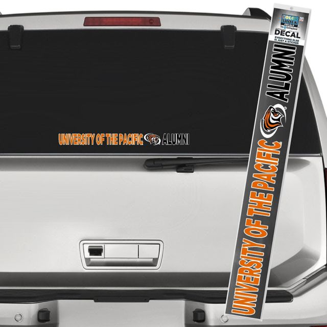 University of the Pacific Tigers Alumni Strip Decal