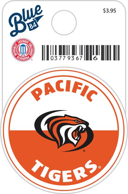 University of the Pacific Tigers Mini Sticker