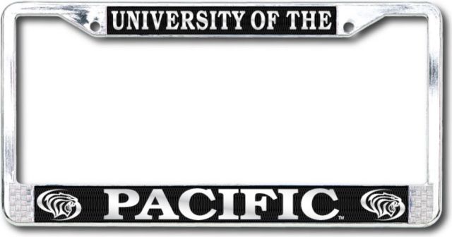 University of the Pacific Polished License Plate Frame