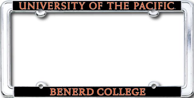 University of the Pacific Benerd College License Plate Frame