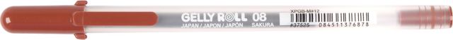GELLYROLL PEN MED BROWN