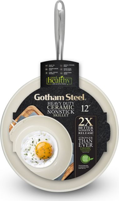 12" Fry Pan Cream
