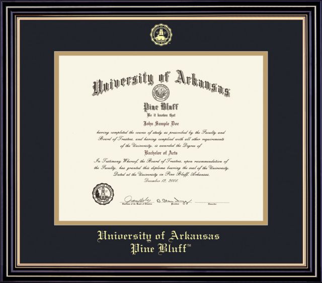 University of Arkansas at Pine Bluff 8.5'' x 11'' Prestige Diploma Frame