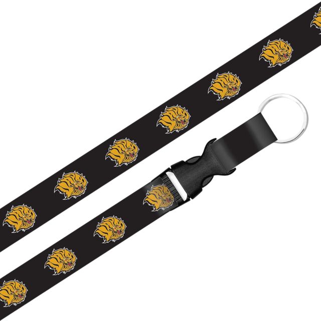 University of Arkansas at Pine Bluff Golden Lions Lanyard with Buckle