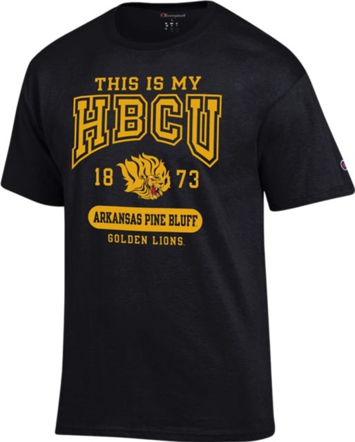 University of Arkansas at Pine Bluff Golden Lions HBCU Short Sleeve T-Shirt
