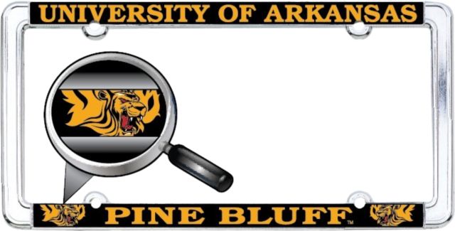 University of Arkansas at Pine Bluff Thin Dome License Plate Frame