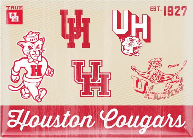 University of Houston True UH Fridge Magnet 2.5x3.5