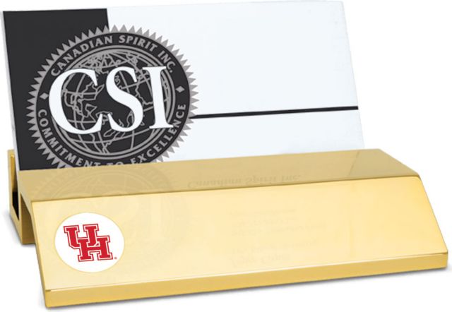 CSI Gold  Card Holder With  Colored Medallion - ONLINE ONLY