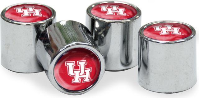 University of Houston 4-Pack Valve Stem Caps