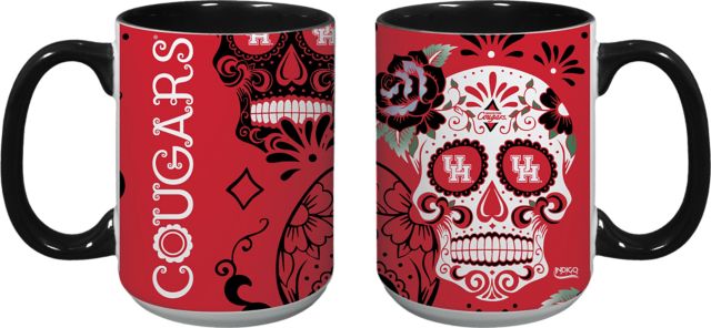 University of Houston Dia De Los Muertos 15oz Mug
