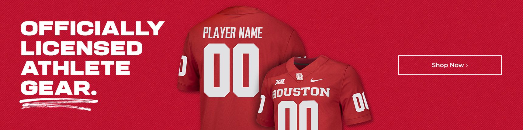 Officially licensed athlete gear.