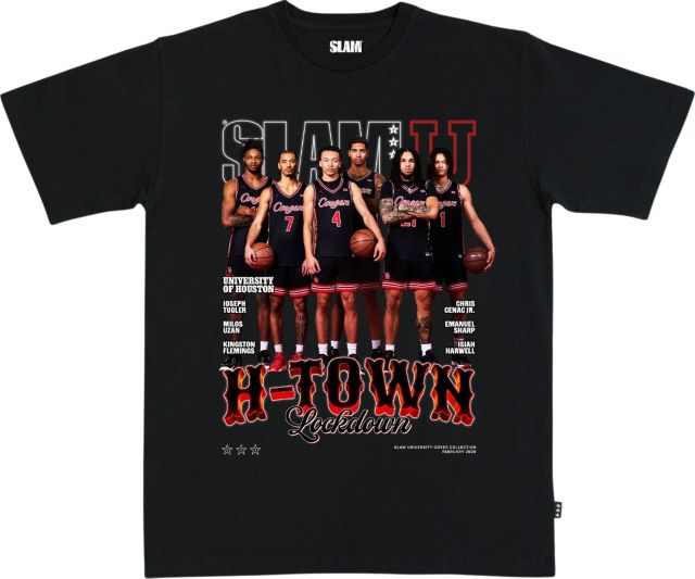 Houston Men's Basketball Short Sleeve T-Shirt SLAM TEAM COVER