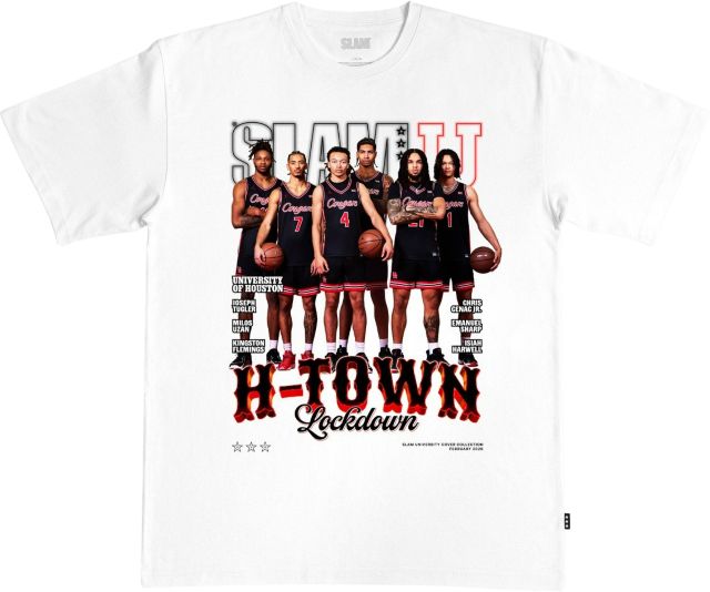 Houston Men's Basketball Short Sleeve T-Shirt SLAM TEAM COVER