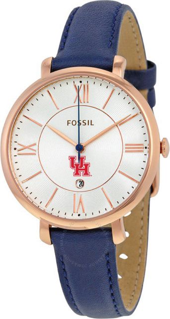 Fossil Jacqueline Navy Leather Watch - ONLINE ONLY