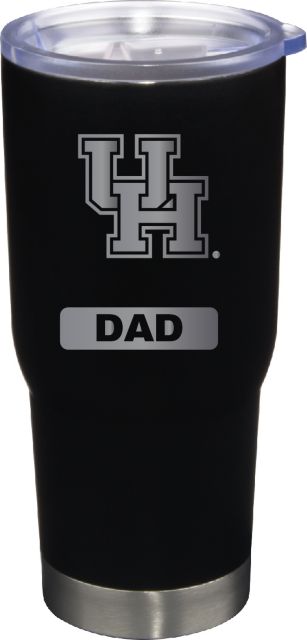 Dad of the Year Matte Black Steel Thermos Cup