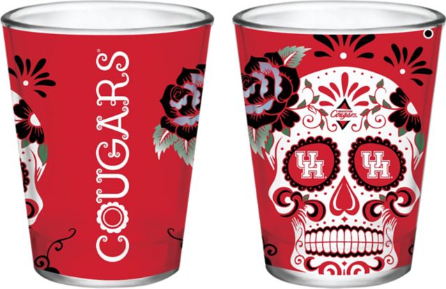 University of Houston Dia De Los Muertos 2oz Collector Glass