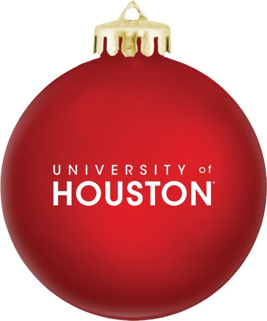 University of Houston Round Shatterproof Ornament