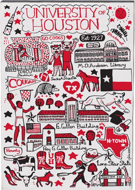 University of Houston Julia Gash Jumbo Magnet