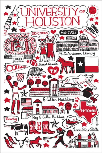 University of Houston 12x18 Poster