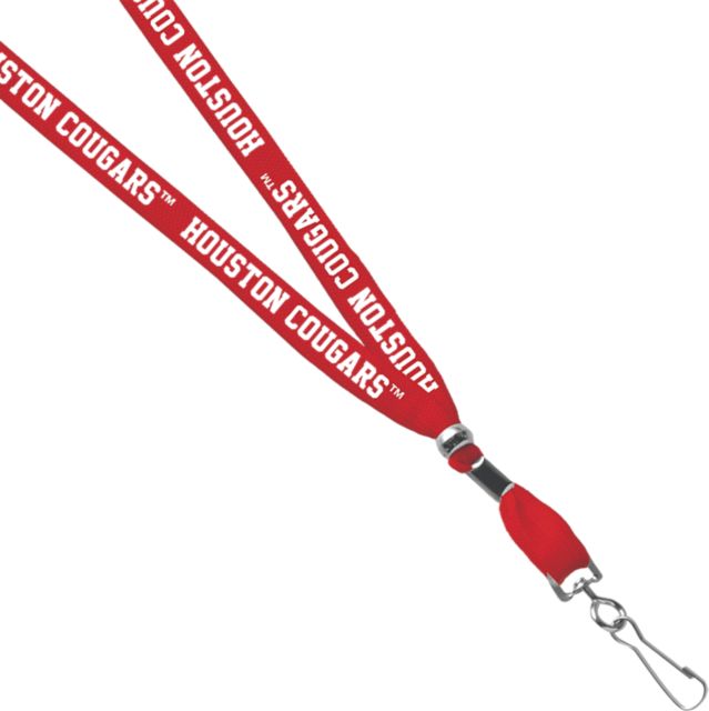 University of Houston Cougars Card Clamp Lanyard